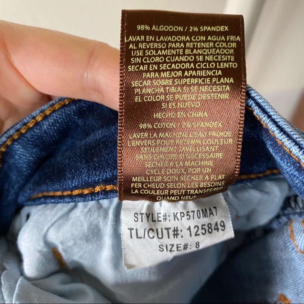 KUT from the Kloth Straight Leg Jeans Medium Wash - Picture 8 of 11